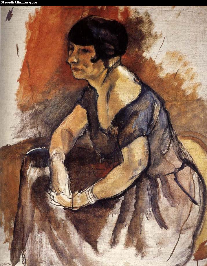 Jules Pascin Lady  Portrait of Andora